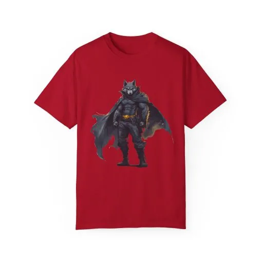 Heroic Wolf T-Shirt | Unisex Garment-Dyed Tee for Animal Lovers & Comic Fans - Image 53