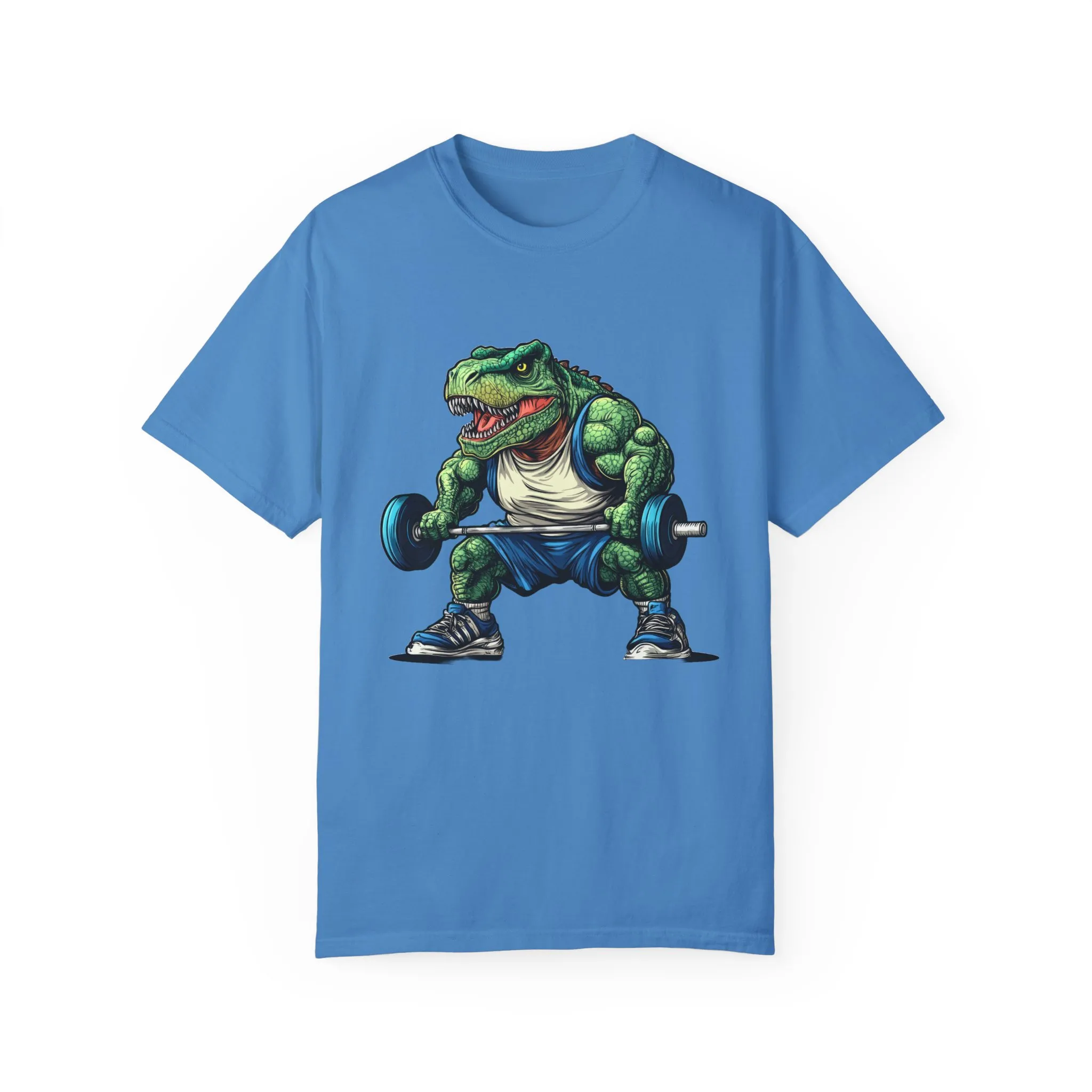 Gym Dinosaur Unisex Garment-Dyed T-Shirt - Fitness Tee for Workout Enthusiasts - Image 30