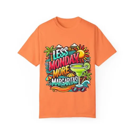 Less Monday More Margaritas Unisex T-Shirt - Fun Summer Vibes - Image 10
