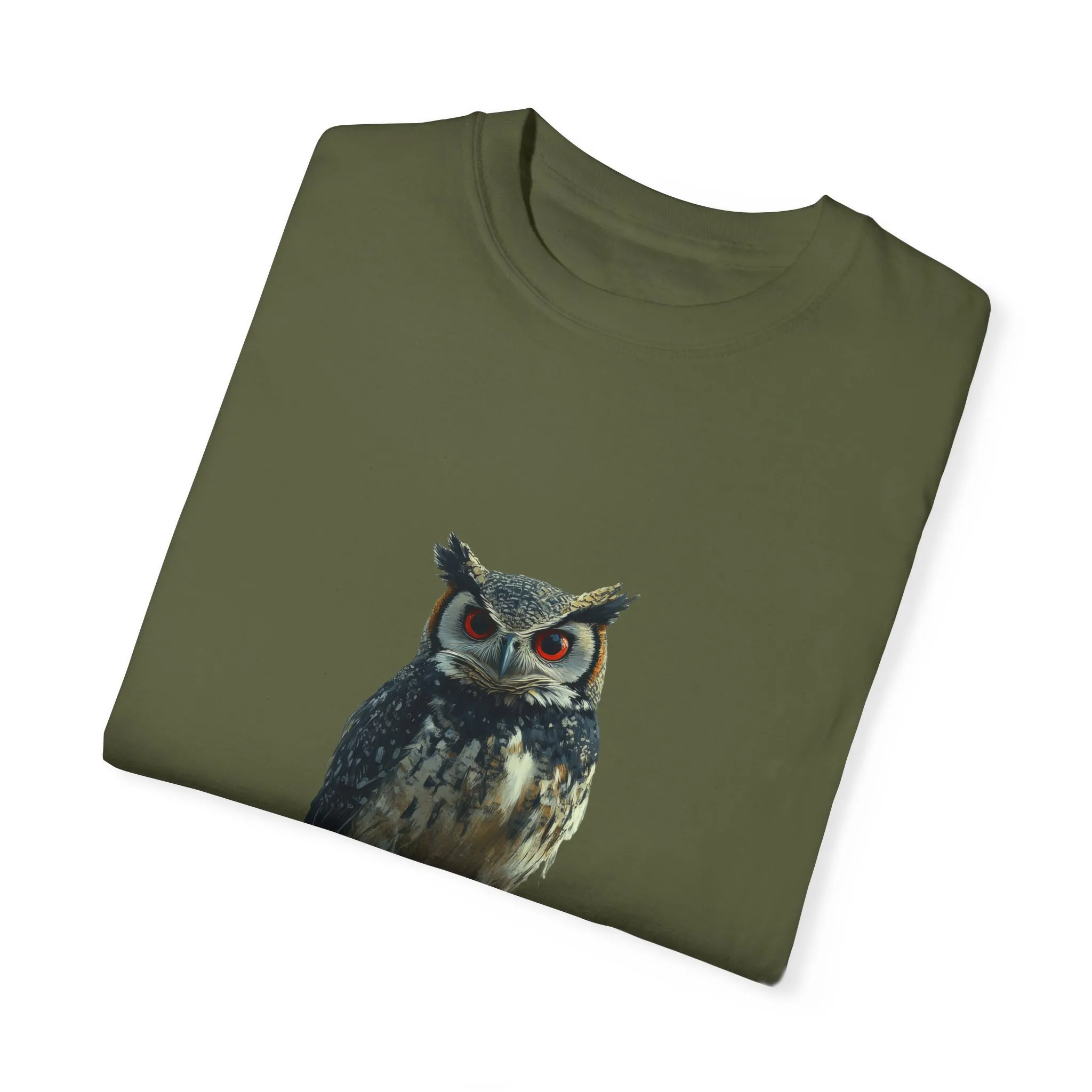 Funny Owl T-Shirt - "No Rules" Unisex Garment-Dyed Tee for Animal Lovers - Image 10
