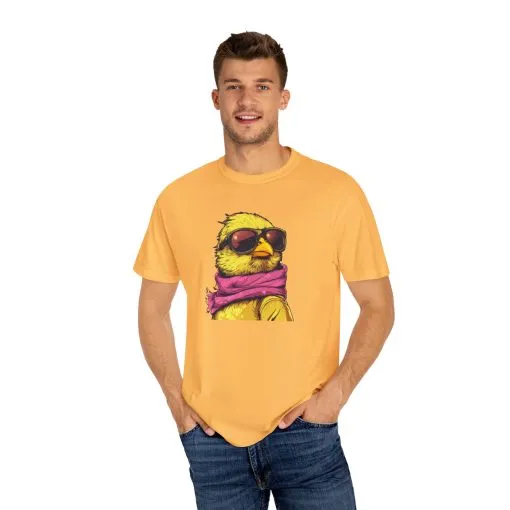 Cool Chick Unisex Garment-Dyed T-Shirt - Fun Bird Design - Image 15