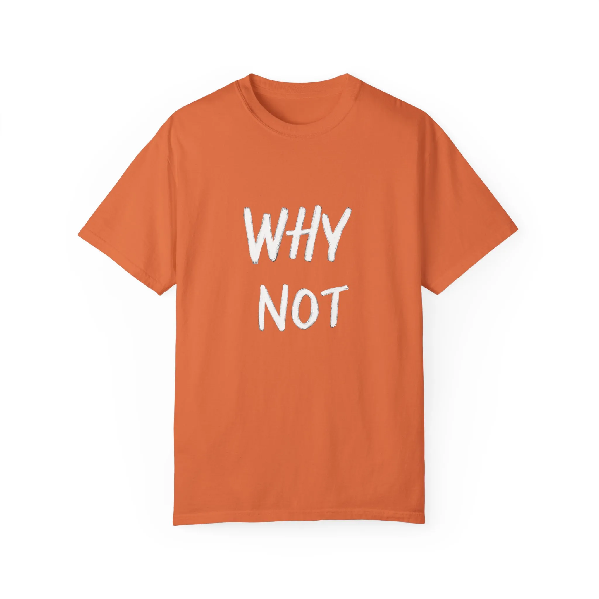Why Not? Unisex Garment-Dyed T-Shirt - Casual Fun Statement Tee - Image 5