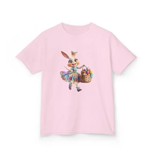 Easter Bunny Kids Tee - Cute Cotton T-Shirt for Spring Celebrations - Image 29