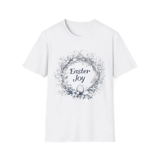 Easter Joy Unisex Softstyle T-Shirt - Perfect for Spring Celebrations - Image 2
