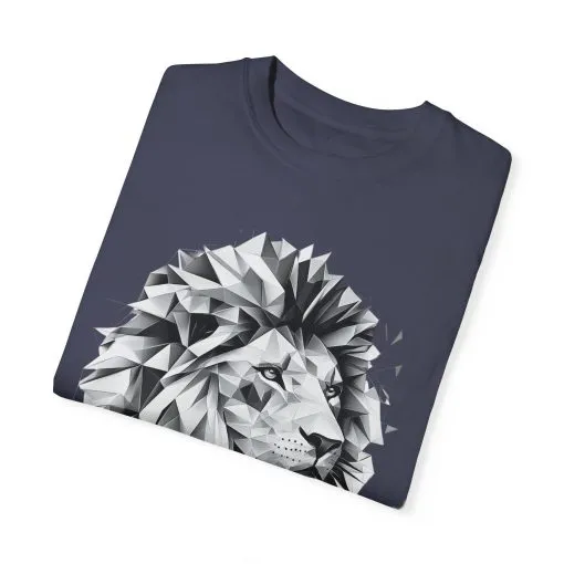 Geometric Lion Unisex T-shirt - Bold, Artistic Design for Animal Lovers - Image 14