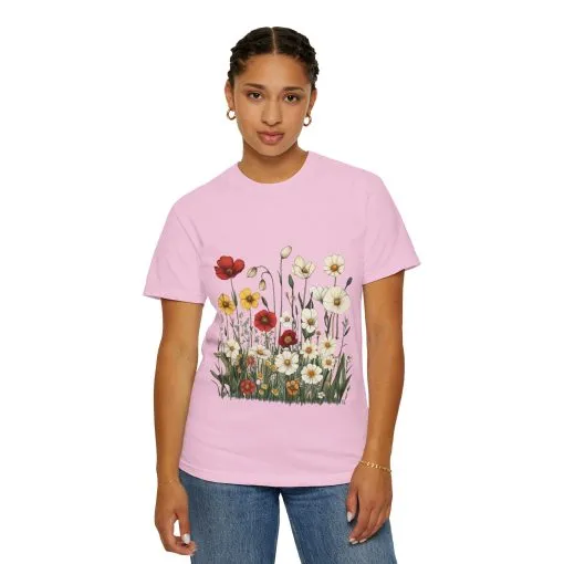 Floral Garden Unisex T-Shirt | Eco-Friendly, Casual Style for Spring & Summer - Image 27