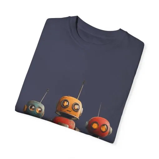 Vintage Robot Graphic Unisex T-shirt - Perfect for Tech Lovers - Image 22
