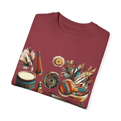 Unisex Garment-Dyed T-Shirt with Vibrant Musical Design | Perfect for Music Lovers & Festivals - Image 54