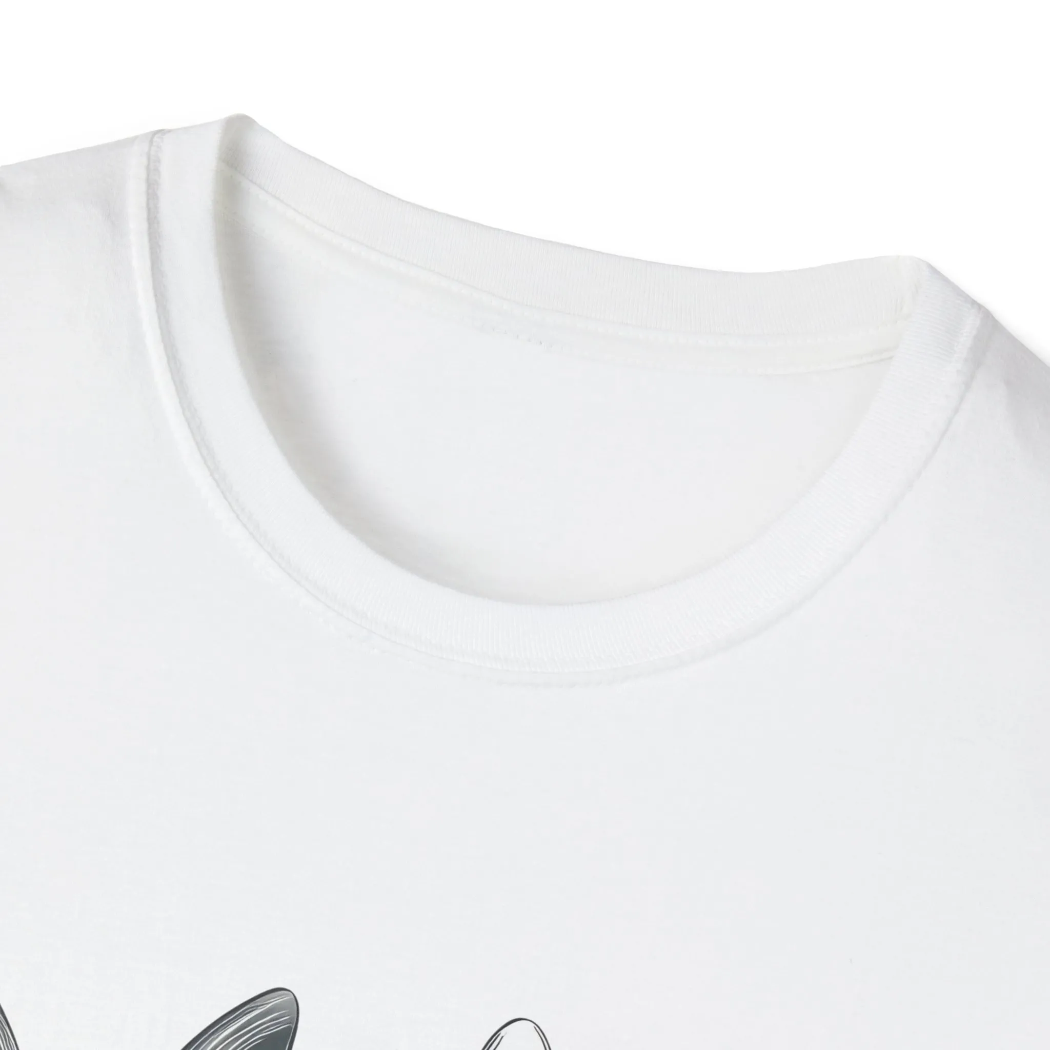 Cute Bunny Love Unisex Softstyle T-Shirt for Easter Celebrations - Image 2