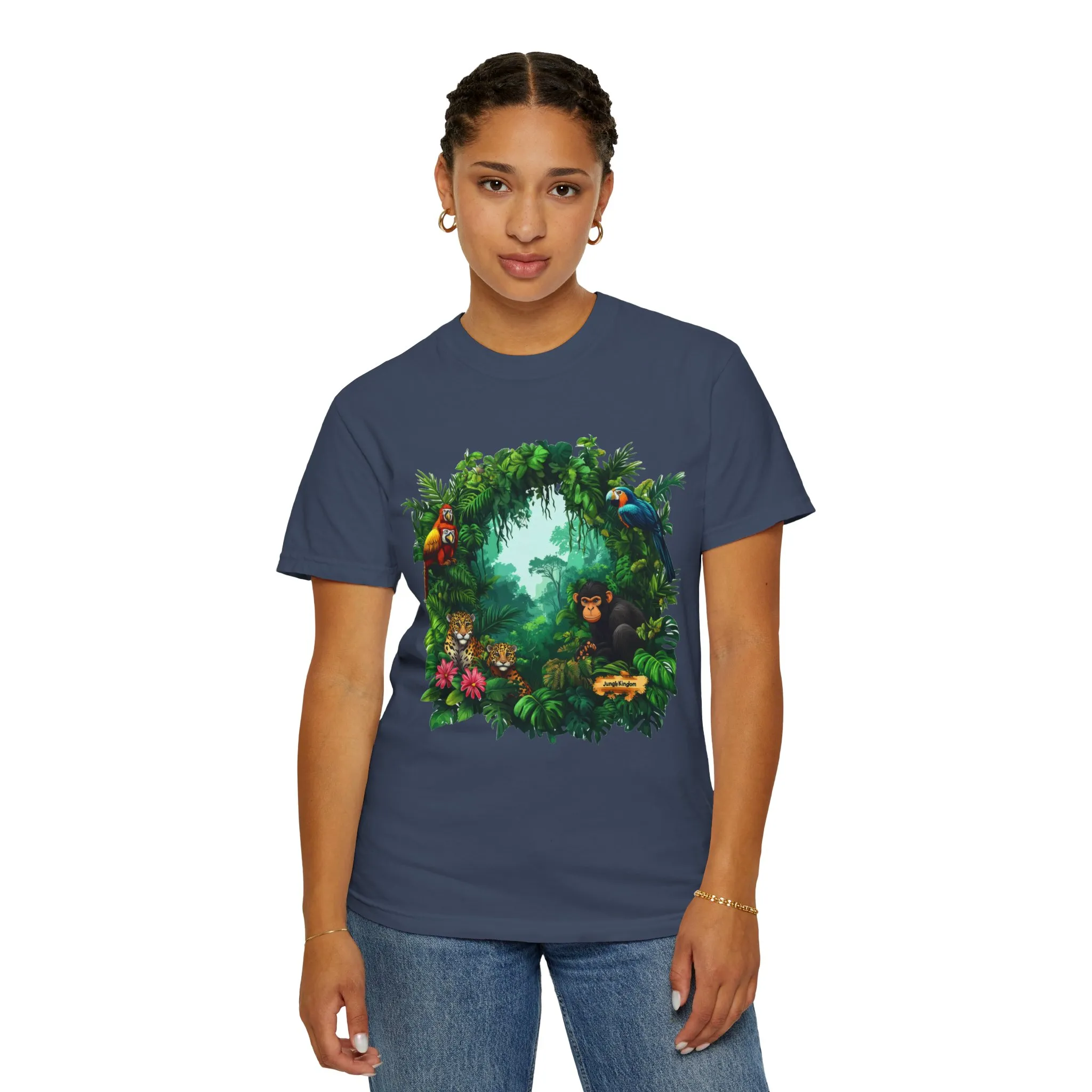 Tropical Jungle Animal T-Shirt | Unisex Garment-Dyed Tee for Nature Lovers - Image 12
