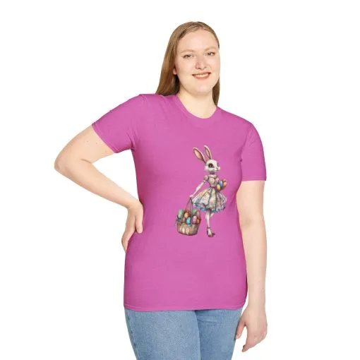 Easter Bunny Softstyle Unisex T-Shirt - Cute Spring Design for Holiday Celebrations - Image 44