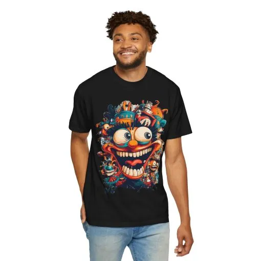Whimsical Clown Graphic Unisex T-Shirt - Fun and Playful Design for Festivals and Everyday Wear - Image 20
