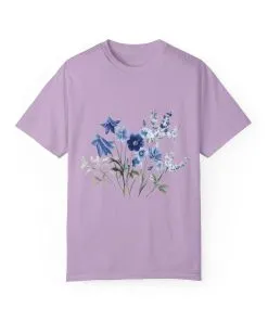 Botanical Print Unisex T-Shirt - Flower Design for Nature Lovers