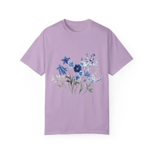 Botanical Print Unisex T-Shirt - Flower Design for Nature Lovers