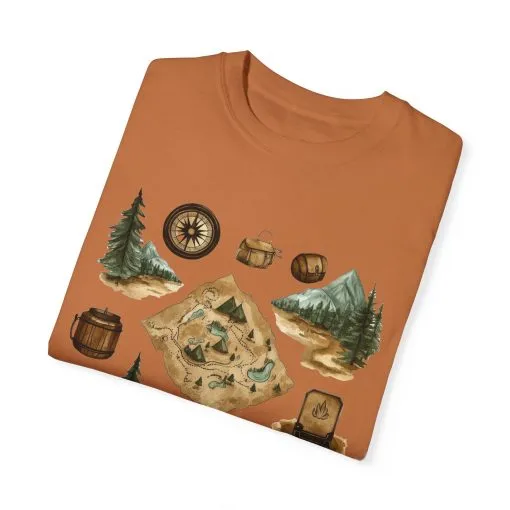 Adventure Awaits Unisex Garment-Dyed T-Shirt – Perfect for Nature Lovers and Camping Enthusiasts - Image 22