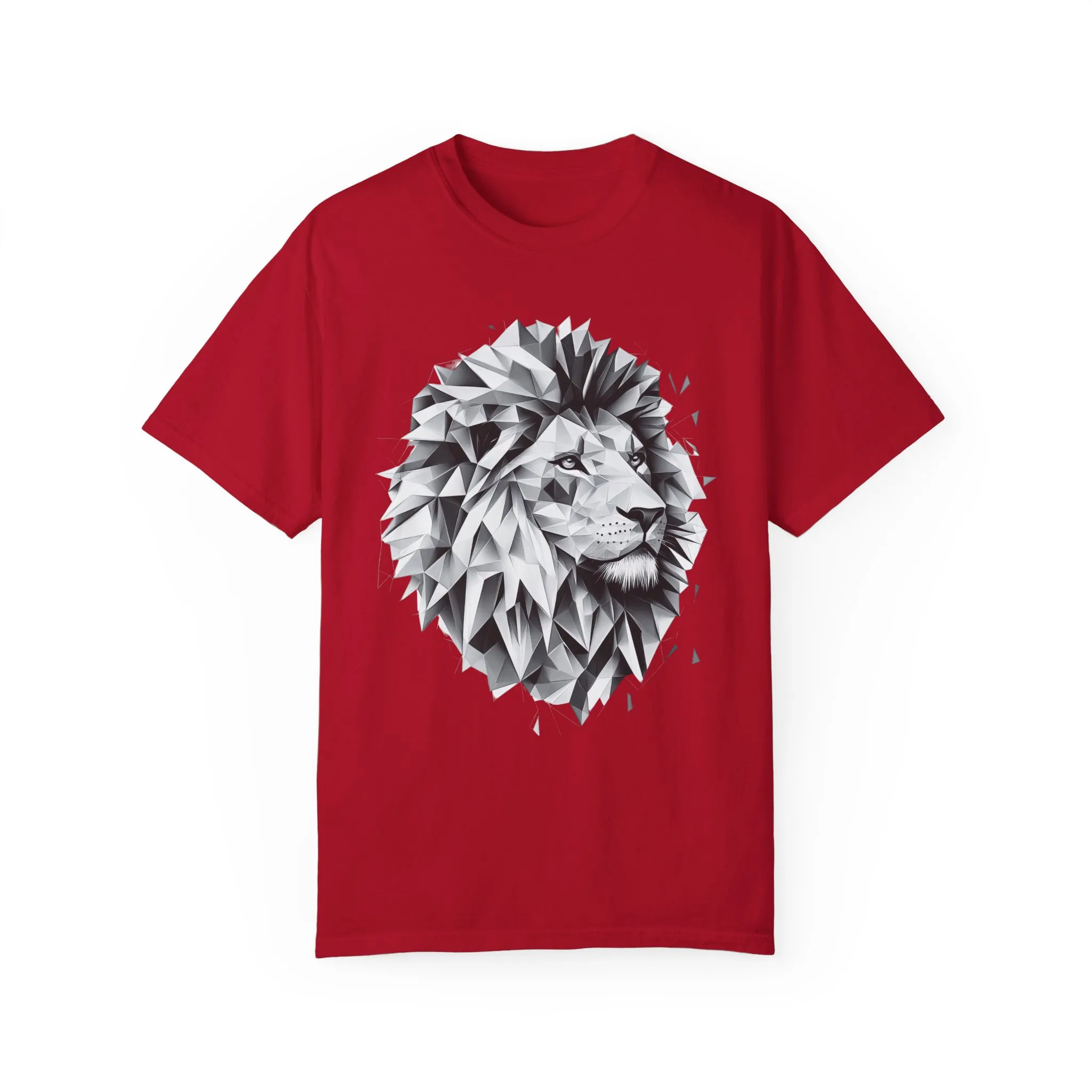 Geometric Lion Unisex T-shirt - Bold, Artistic Design for Animal Lovers - Image 29