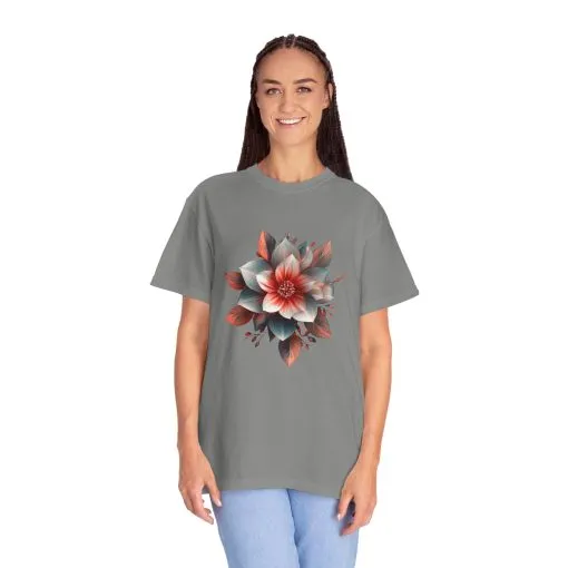 Botanical Floral Unisex Garment-Dyed T-shirt - Perfect for Nature Lovers - Image 31