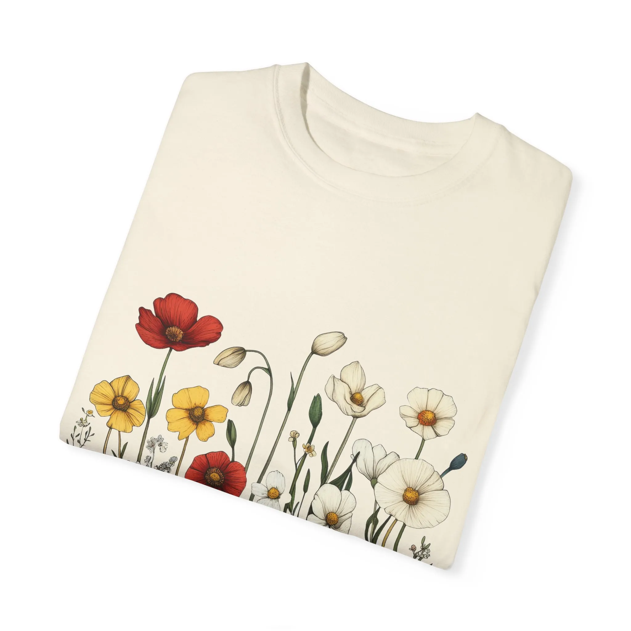 Floral Garden Unisex T-Shirt | Eco-Friendly, Casual Style for Spring & Summer - Image 2
