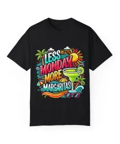 Less Monday More Margaritas Unisex T-Shirt - Fun Summer Vibes