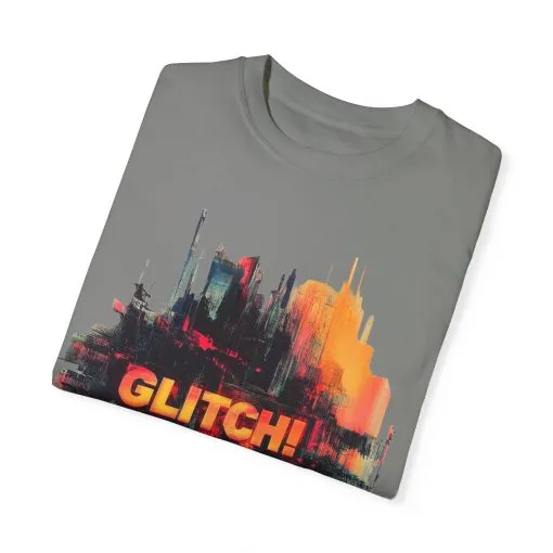 Trendy Unisex ‘GLITCH!’ T-Shirt - Vibrant Streetwear Inspired Tee - Image 18