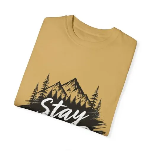 Stay Wild Unisex Garment-Dyed T-Shirt for Adventure Lovers - Image 22