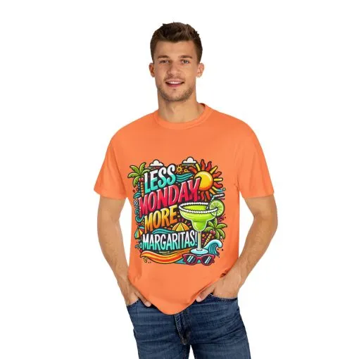 Less Monday More Margaritas Unisex T-Shirt - Fun Summer Vibes - Image 12