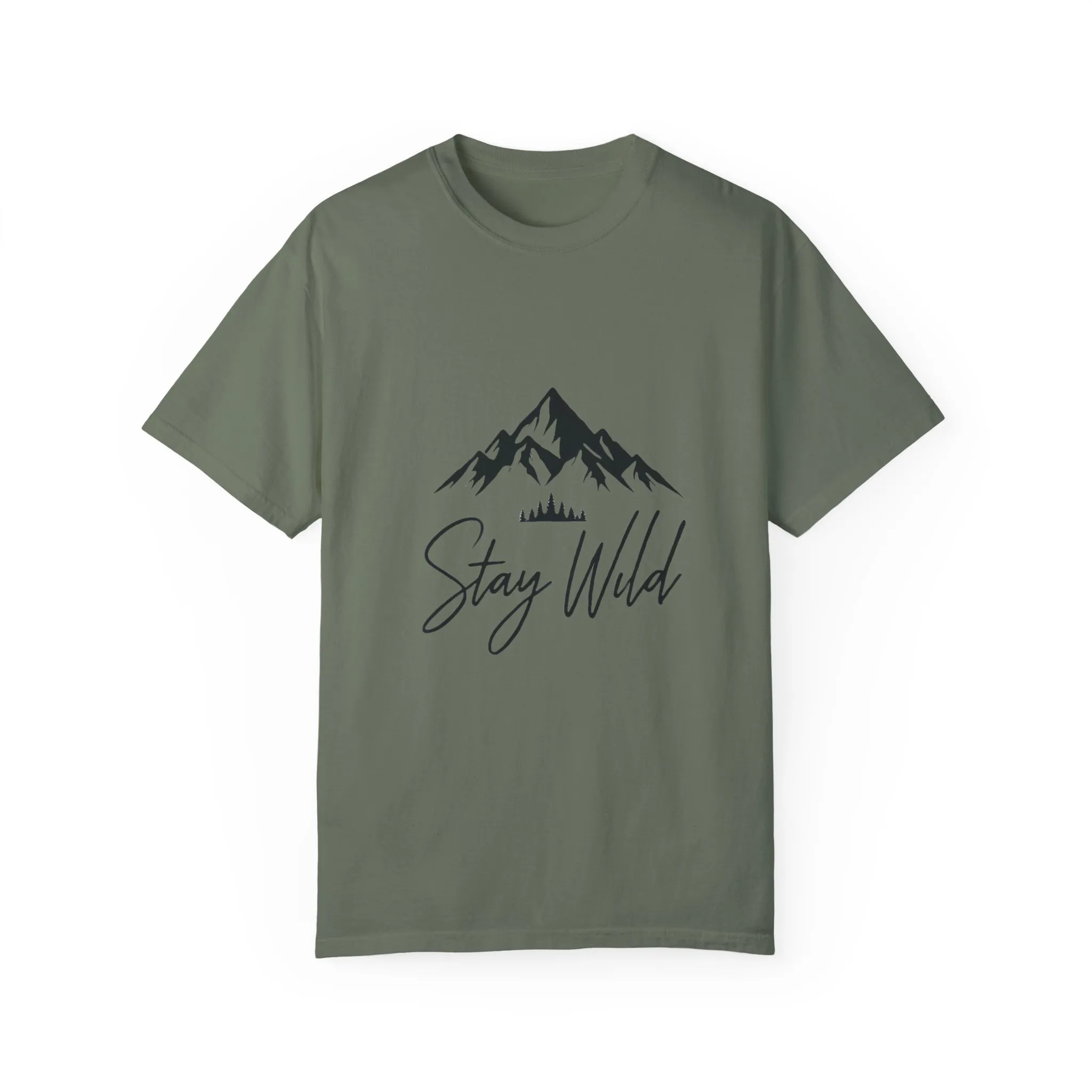 Stay Wild Unisex Garment-Dyed T-Shirt - Adventure & Nature Inspired - Image 25