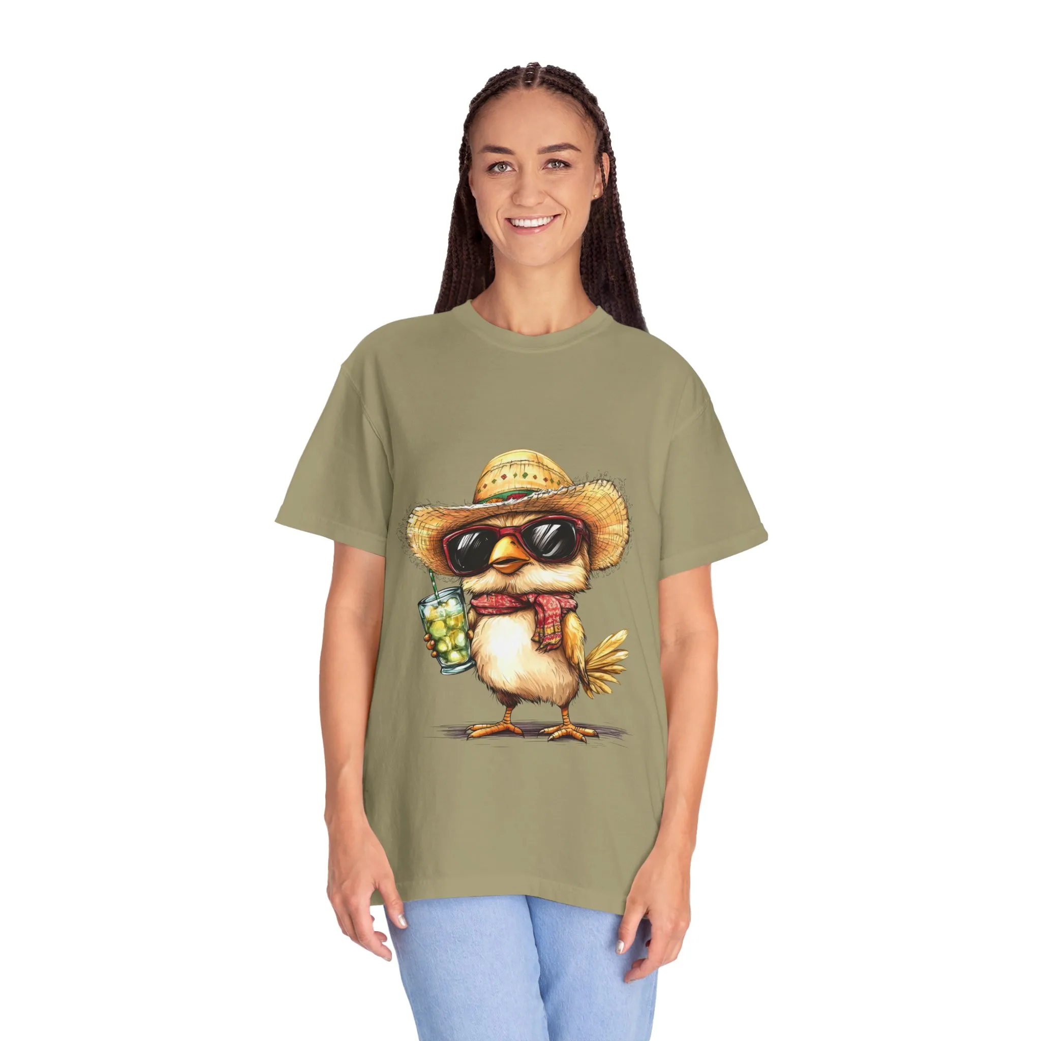 Funny Beach Bird T-Shirt - Unisex Garment-Dyed Summertime Tee - Image 16