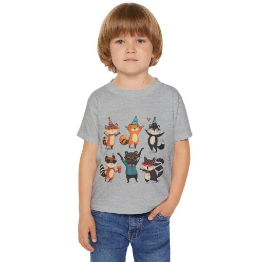 Fun Party Animal Toddler T-Shirt - Cute Animal Design - Image 8