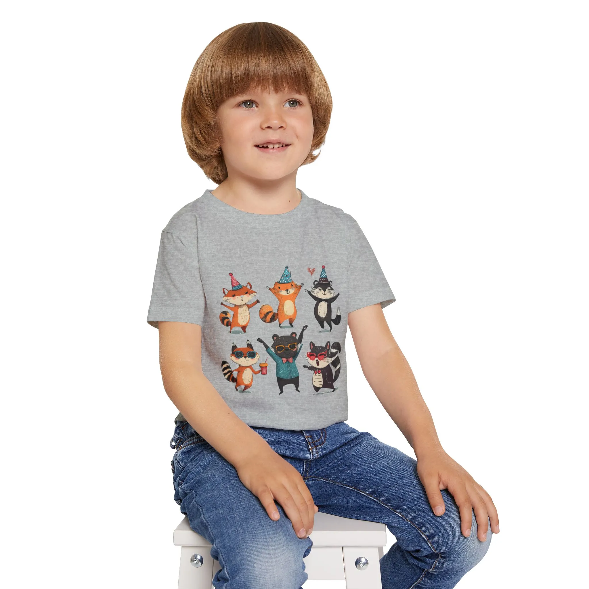 Fun Party Animal Toddler T-Shirt - Cute Animal Design - Image 9
