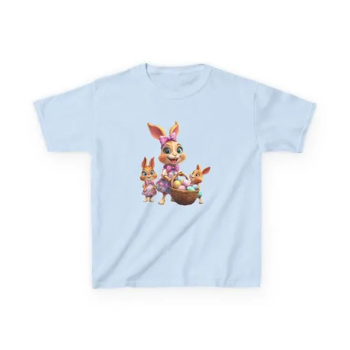Easter Bunny Kids Tee - Cute Rabbit Design for Spring Celebrations - Image 10