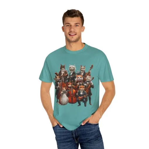 Whimsical Cat Orchestra Unisex T-Shirt - Perfect Gift for Animal Lovers - Image 34