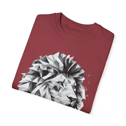 Geometric Lion Unisex T-shirt - Bold, Artistic Design for Animal Lovers - Image 26