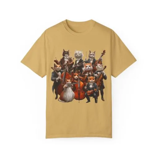 Whimsical Cat Orchestra Unisex T-Shirt - Perfect Gift for Animal Lovers - Image 13