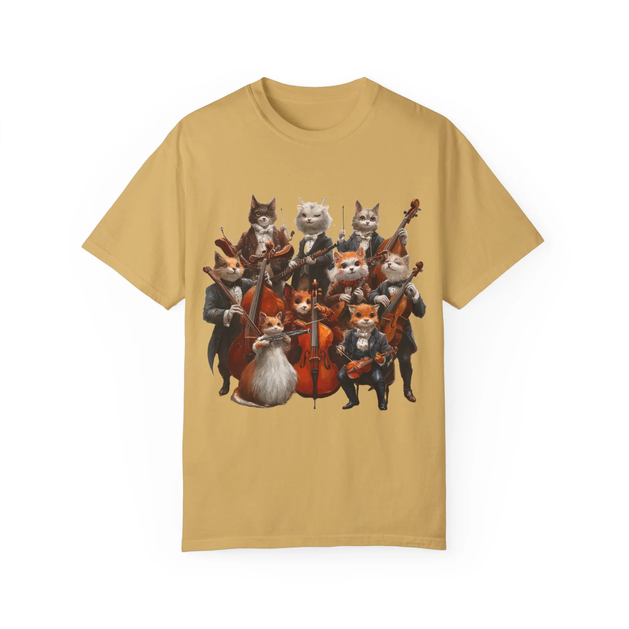 Whimsical Cat Orchestra Unisex T-Shirt - Perfect Gift for Animal Lovers - Image 13