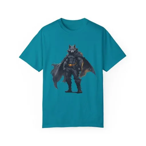 Heroic Wolf T-Shirt | Unisex Garment-Dyed Tee for Animal Lovers & Comic Fans - Image 17