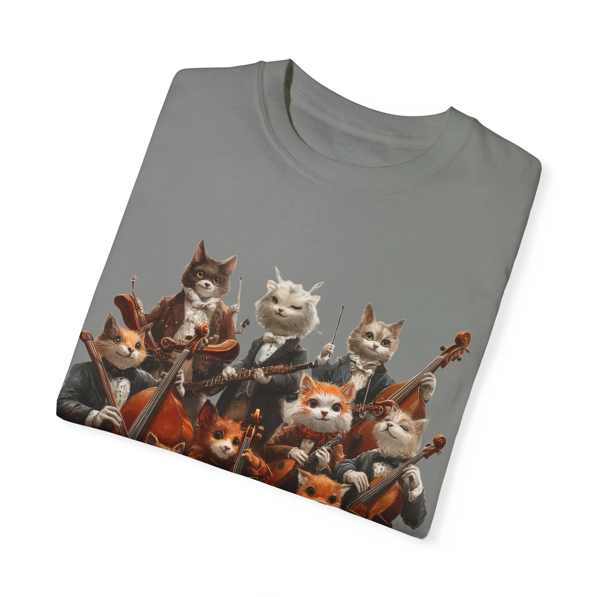 Whimsical Cat Orchestra Unisex T-Shirt - Perfect Gift for Animal Lovers - Image 41
