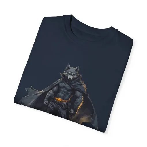 Heroic Wolf T-Shirt | Unisex Garment-Dyed Tee for Animal Lovers & Comic Fans - Image 50