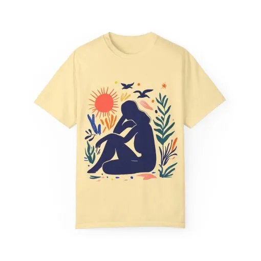 Eco-Friendly Unisex Graphic T-Shirt - Nature-Inspired Design for Mindfulness - Image 9