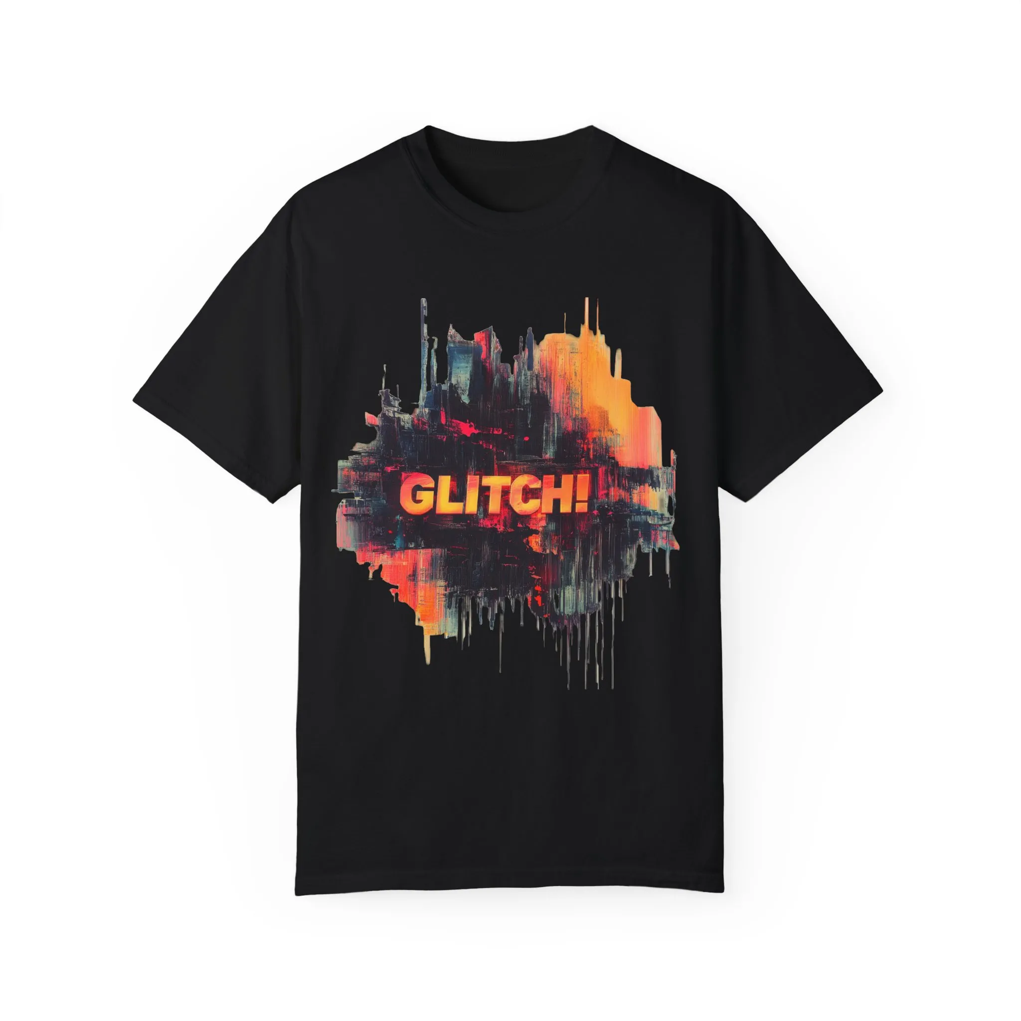 Trendy Unisex ‘GLITCH!’ T-Shirt - Vibrant Streetwear Inspired Tee - Image 37