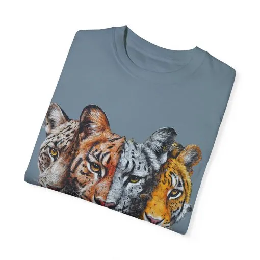 Wildlife Fusion Unisex Garment-Dyed T-Shirt - Image 34