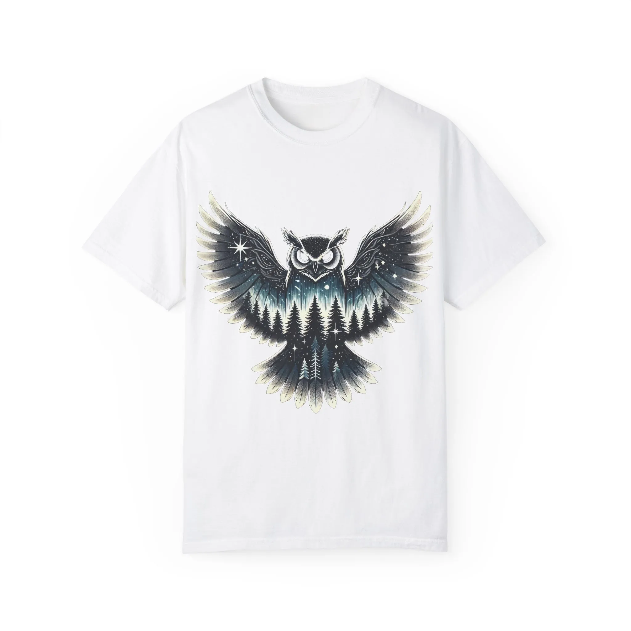 Unisex Garment-Dyed Owl T-Shirt | Nature-Inspired Design for Outdoor Lovers - Image 5