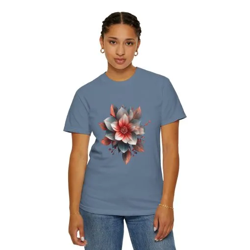 Botanical Floral Unisex Garment-Dyed T-shirt - Perfect for Nature Lovers - Image 23