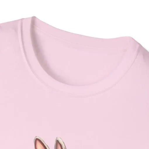 Easter Bunny Softstyle Unisex T-Shirt - Cute Spring Design for Holiday Celebrations - Image 2
