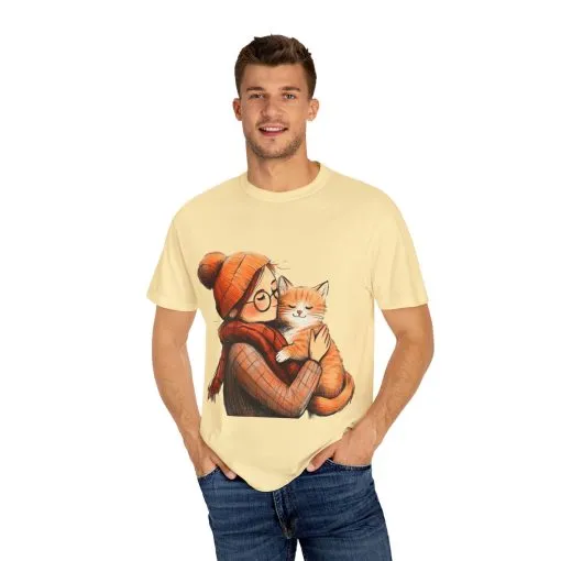 Elegantly Flowing Dance Silhouette Unisex Garment-Dyed T-Shirt - Image 18