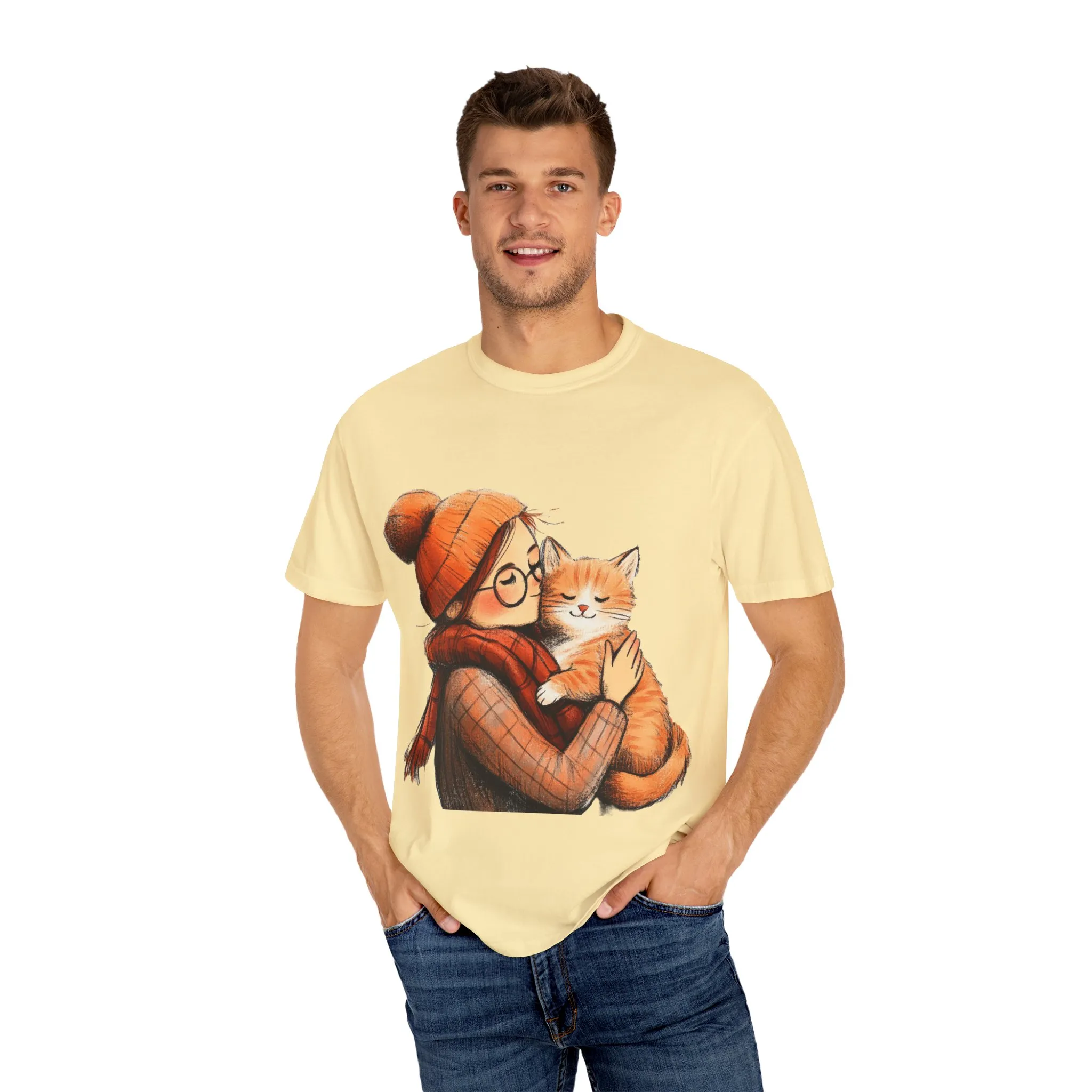 Elegantly Flowing Dance Silhouette Unisex Garment-Dyed T-Shirt - Image 18