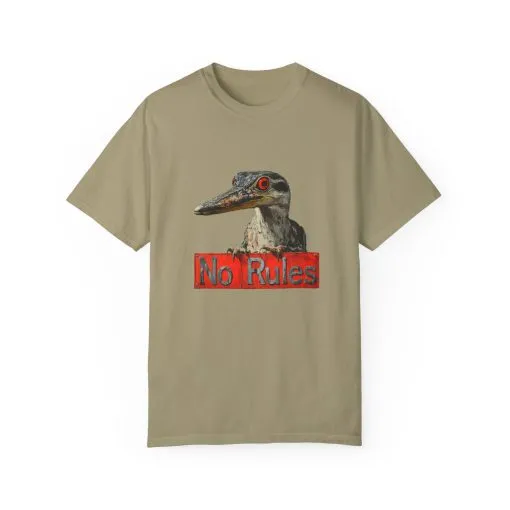 No Rules Unisex Garment-Dyed T-Shirt - Wild & Bold Graphic Tee - Image 9