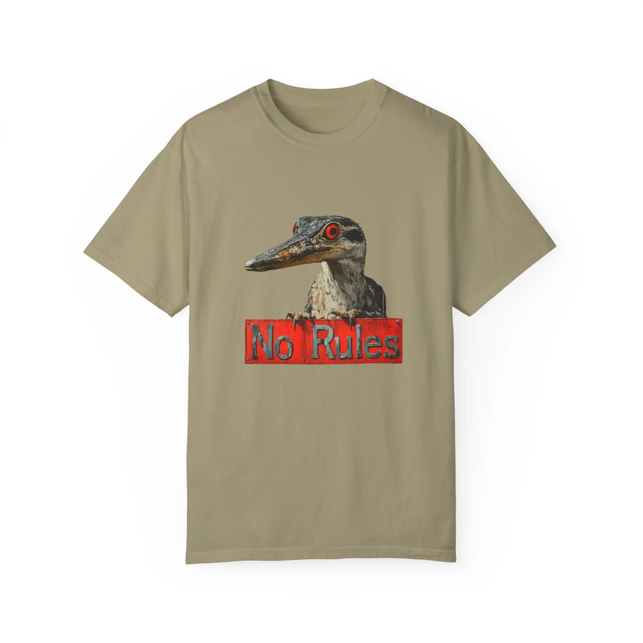 No Rules Unisex Garment-Dyed T-Shirt - Wild & Bold Graphic Tee - Image 9