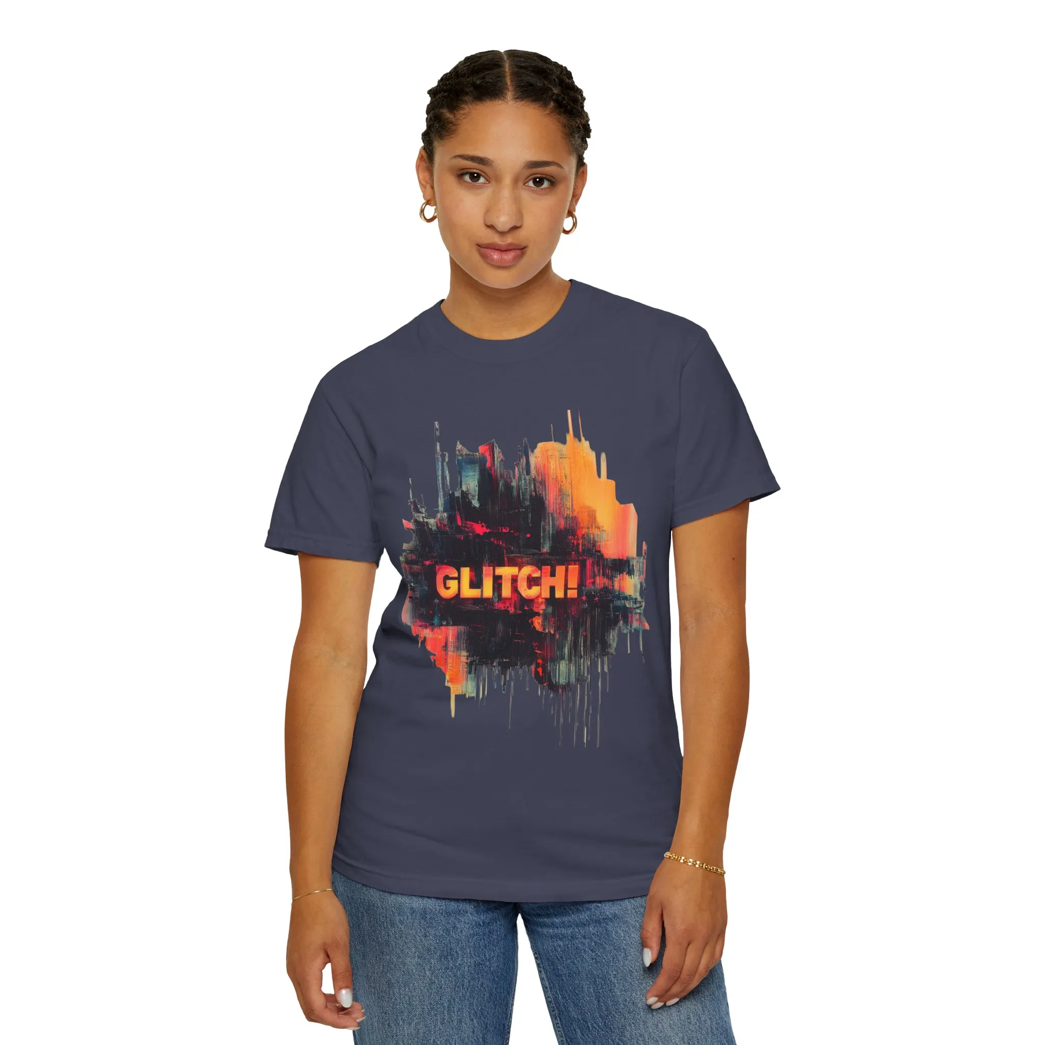 Trendy Unisex ‘GLITCH!’ T-Shirt - Vibrant Streetwear Inspired Tee - Image 24