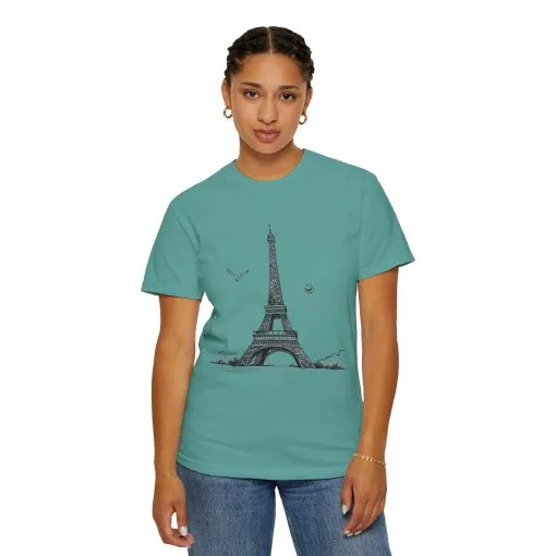 Eiffel Tower Graphic Unisex T-Shirt - Vintage Parisian Style - Image 24